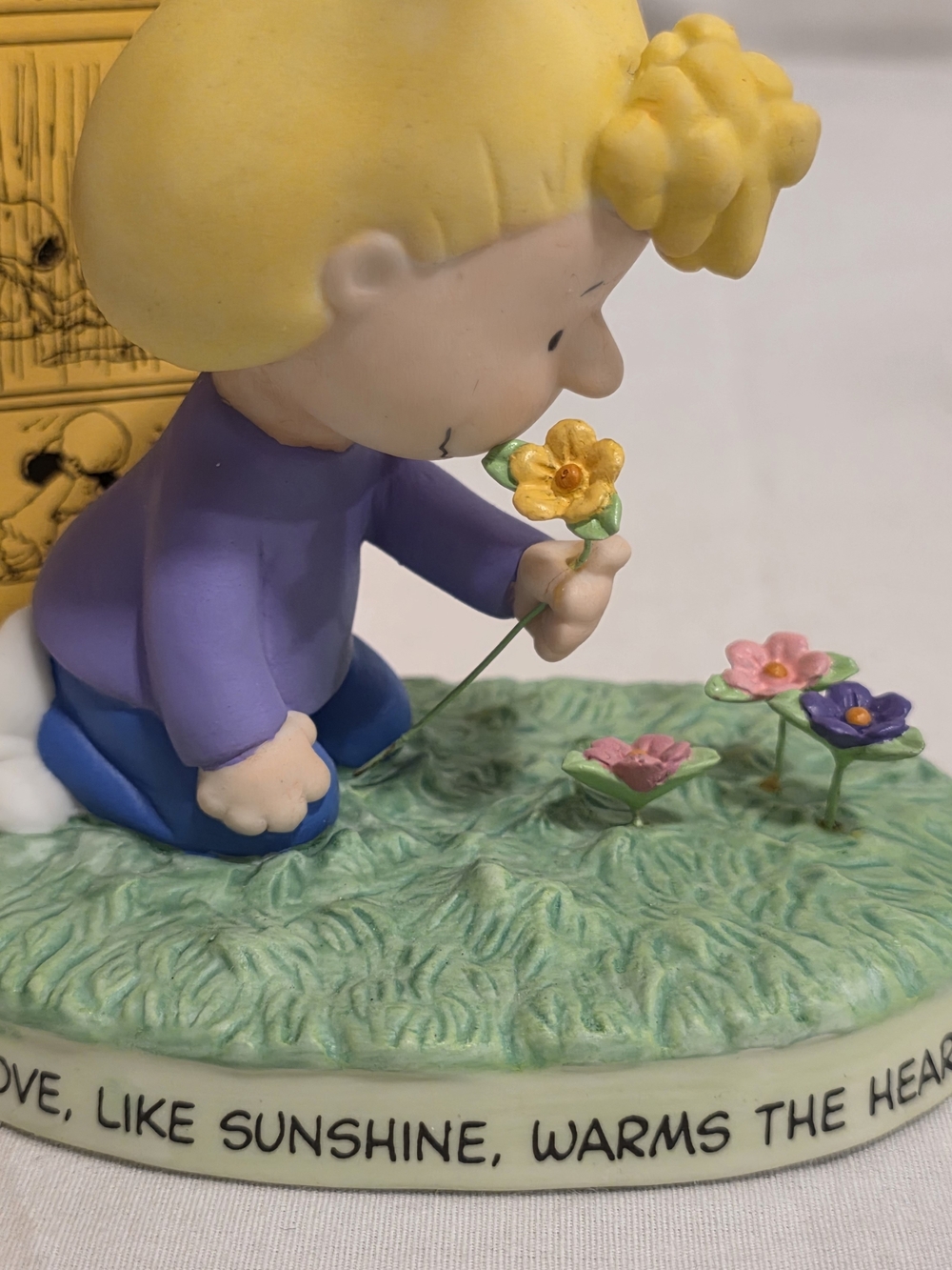Peanuts Gallery Love Warms The Heart Numbered Retired Vtg NIB Cert Of Auth